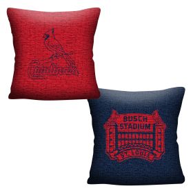 Cardinals OFFICIAL "Invert" Woven Pillow