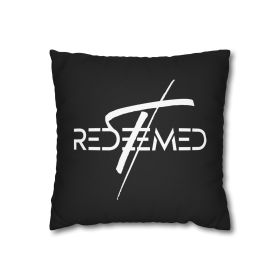 Decorative Throw Pillow Cover - Set Of 2, Redeemed Christian Cross Biblical Inspiration Print