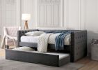 Daybed w/ Trundle, Gray