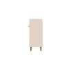 Manhattan Comfort Bradley 53.54 Buffet Stand with 4 Shelves in Off White