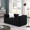 62.2length ,35.83" deepth ,human body structure for USA people, marshmallow sofa,boucle sofa ,White color,3 seater