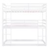 Twin over Twin over Twin Triple Bunk Bed,White