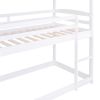 Twin over Twin over Twin Triple Bunk Bed,White