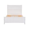 Full Size Platform Bed with Drawers and Storage Shelves, White