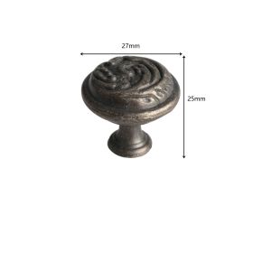 Modern Minimalist Green Bronze Single Hole Drawer Round Handle (Option: 6Style)