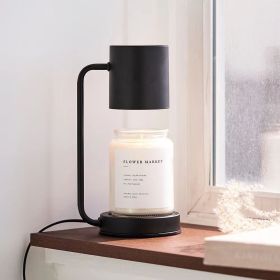 Bedroom Aromatherapy Lamp, Smokeless Candle Table Lamp (Option: Upgrade Timing Dimming UK-Classic Black Metal Base)
